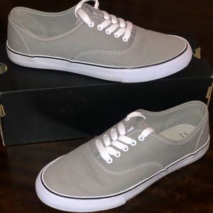 Gray Canvas Sneakers